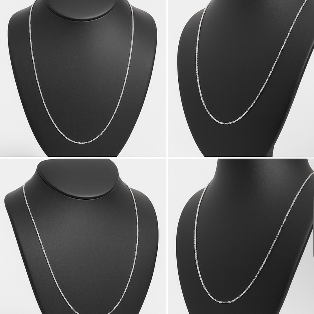 Elegant Silver Chain Necklace
